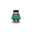 Arqueiro em pixel art